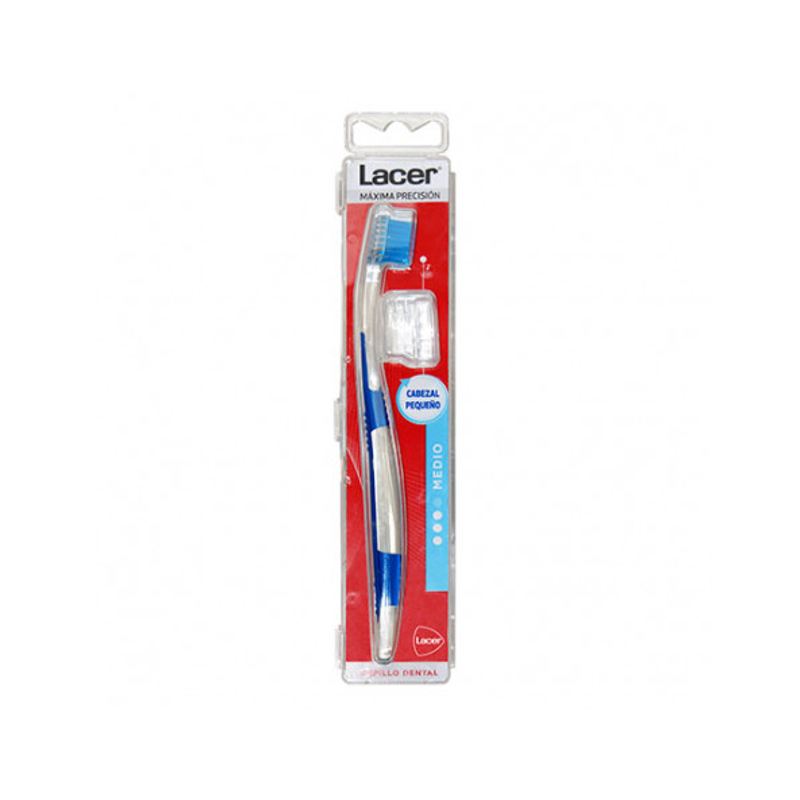 LACER CEPILLO DENTAL ADULTO CABEZAL PEQUEÑO MEDIO  - 1