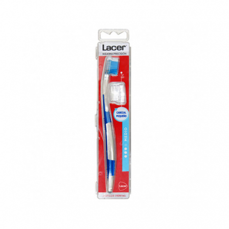 LACER CEPILLO DENTAL ADULTO CABEZAL PEQUEÑO MEDIO  - 1