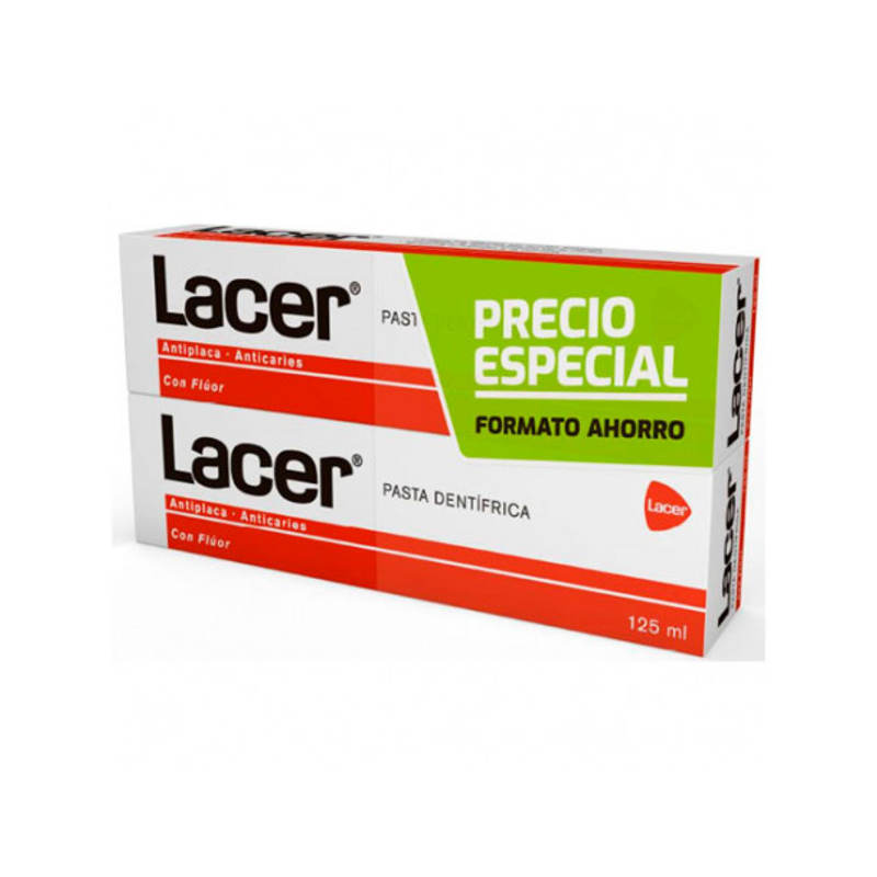 LACER PASTA DENTÍFRICA ANTICARIES 150 ML 2 UNIDADES  - 1