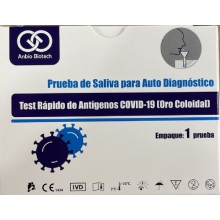 TEST RAPIDO DE ANTIGENOS COVID-19 SALIVA ANBIO BIOTECH  - 1
