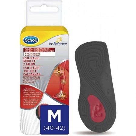 DR. SCHOLL PLANTILLAS IN-BALANCE ZONA TALON-RODILLA T-M  - 1