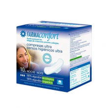 FARMACONFORT COMPRESAS ULTRA NOCHE 10 UD  - 1