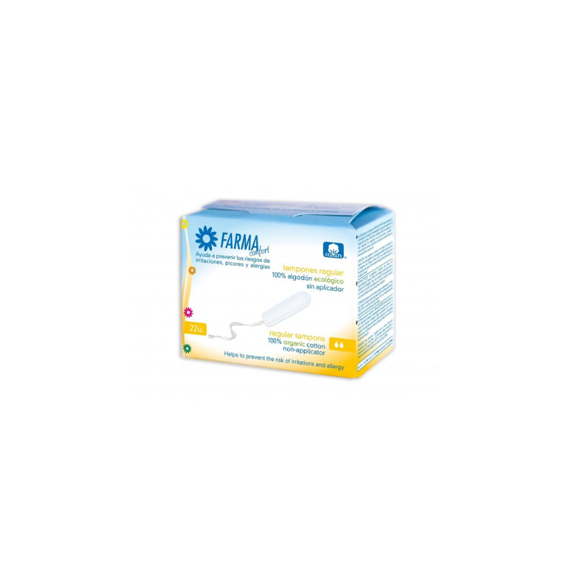 FARMACONFORT TAMPONES SIN APLICADOR REGULAR 18 UD  - 1