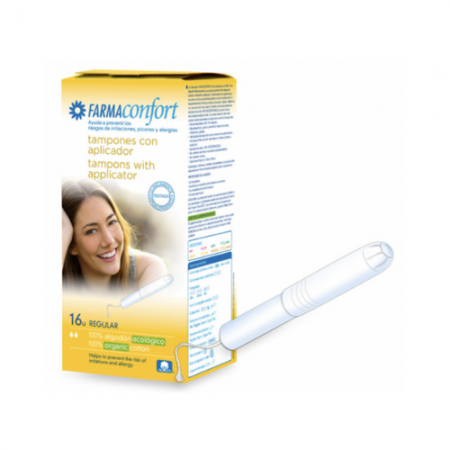 FARMACONFORT TAMPONES CON APLICADOR REGULAR 16 UD  - 1