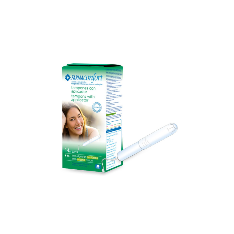 FARMACONFORT TAMPONES CON APLICADOR SUPER 16 UD  - 1